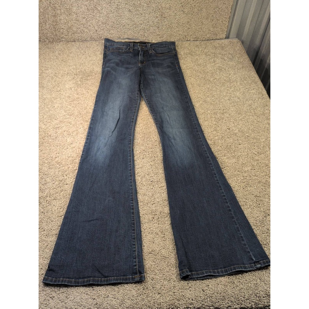 Flying Monkey Blue Flare Jeans Size 28 Medium Wash Bell Bottom USA L7406D